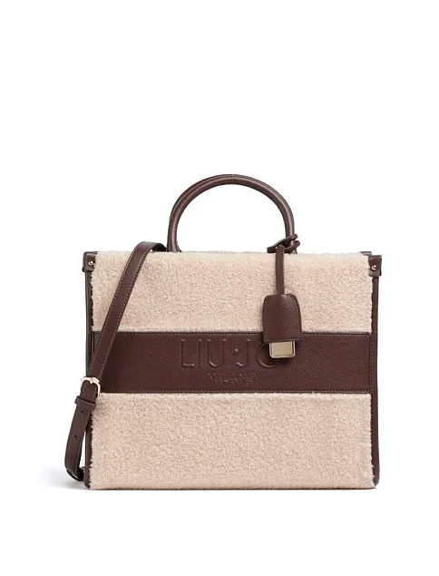 Жіноча сумка з екошкіри коричнева - фото 1 - Miraton