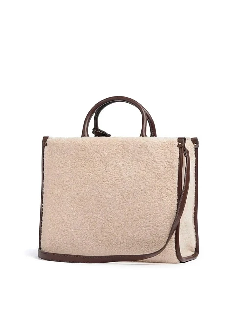 Жіноча сумка з екошкіри коричнева - фото 3 - Miraton