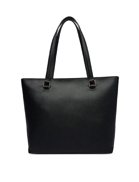 Жіноча сумка з екошкіри чорна - фото 4 - Miraton