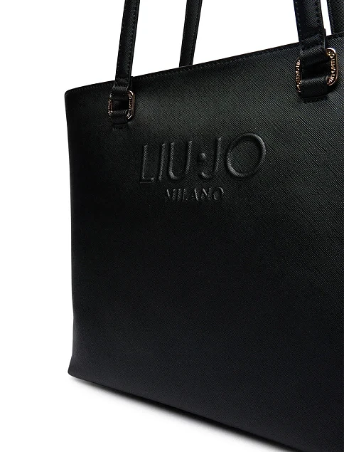 Жіноча сумка з екошкіри чорна - фото 5 - Miraton