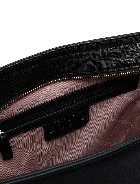 Жіноча сумка з екошкіри чорна - фото 6 - Miraton