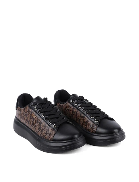 Жіночі кеди LIU JO з екошкіри коричневі - фото 3 - Miraton