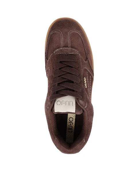 Женские кеды LIU JO замшевые коричневые - фото 2 - Miraton