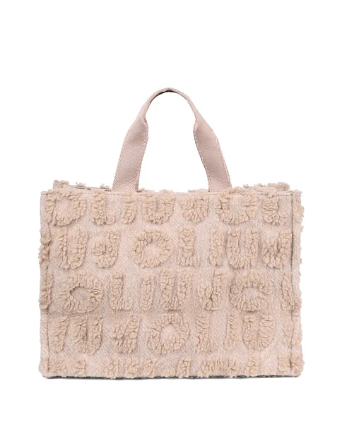 Жіноча сумка тоут LIU JO тканинна бежева - фото 3 - Miraton