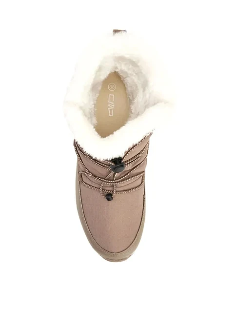 Женские дутики CMP SHERATAN SNOW BOOTS WP из экокожи бежевые - фото 3 - Miraton