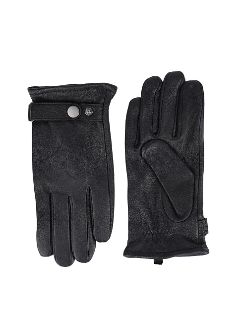 Перчатки кожаные черные - фото 1 - Miraton