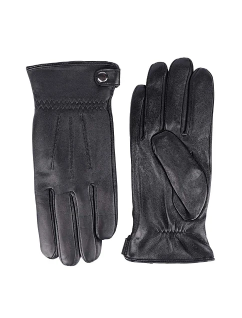 Перчатки кожаные черные - фото 1 - Miraton