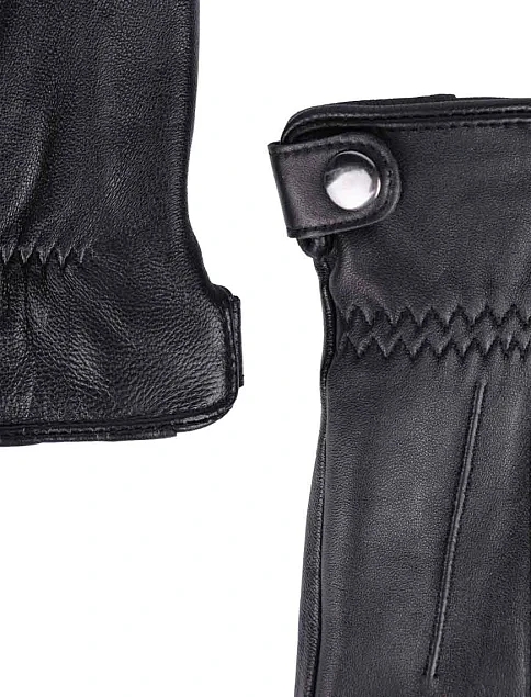 Перчатки кожаные черные - фото 2 - Miraton