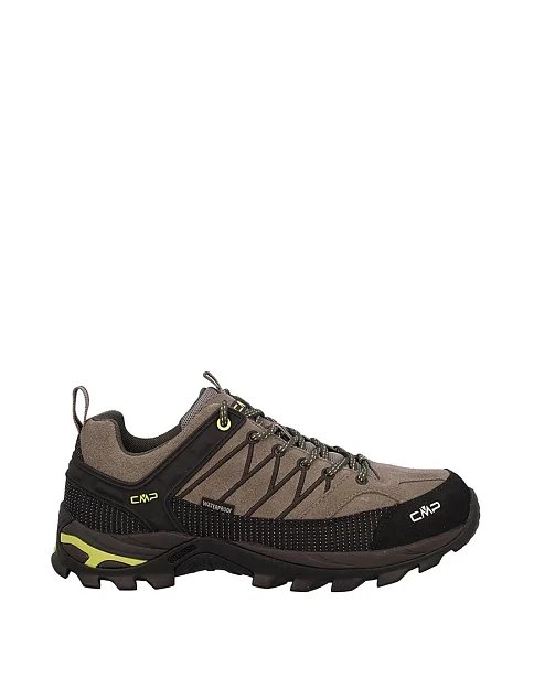 Мужские кроссовки CMP RIGEL LOW TREKKING SHOES WP кожаные коричневые - фото 1 - Miraton