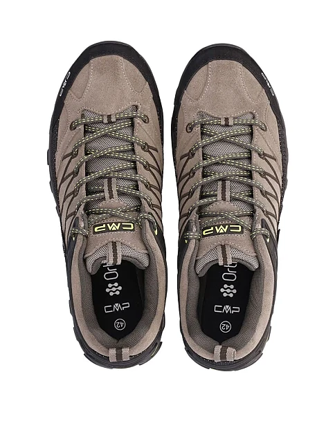 Мужские кроссовки CMP RIGEL LOW TREKKING SHOES WP кожаные коричневые - фото 5 - Miraton