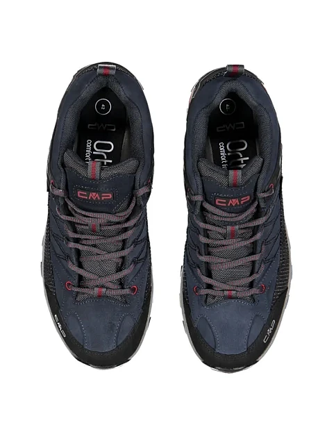 Мужские кроссовки CMP RIGEL LOW TREKKING SHOES WP кожаные темно-синие - фото 4 - Miraton