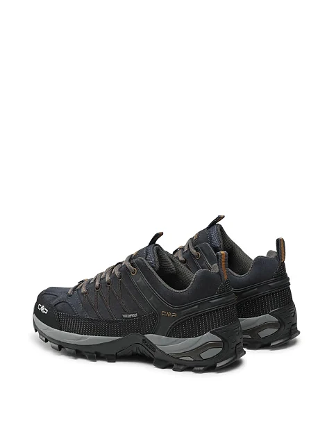 Мужские кроссовки CMP RIGEL LOW TREKKING SHOES WP кожаные синие - фото 3 - Miraton