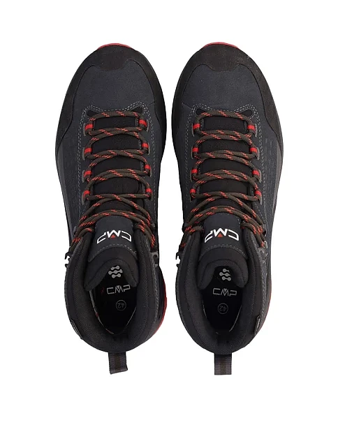 Мужские ботинки CMP TYTANUS MID TREKKING SHOES WP кожаные темно-серые - фото 5 - Miraton