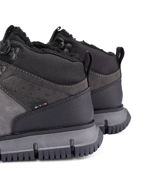 Чоловічі черевики з екошкіри сірі - фото 5 - Miraton