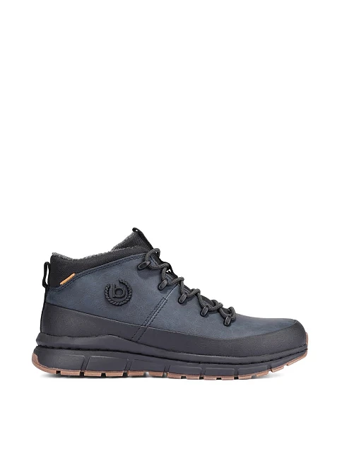 Чоловічі черевики з екошкіри сині - фото 1 - Miraton