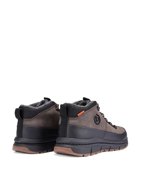 Чоловічі черевики з екошкіри коричневі - фото 4 - Miraton