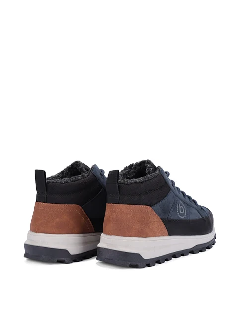 Чоловічі черевики Bugatti з екошкіри сині - фото 4 - Miraton