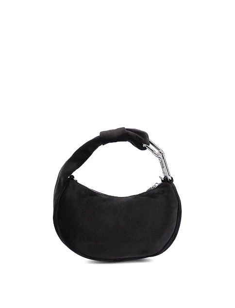 Жіноча сумка тканинна чорна - фото 4 - Miraton