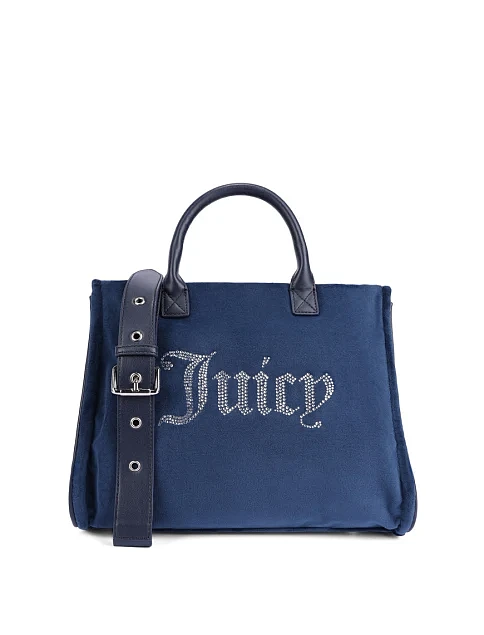 Женская сумка тканевая синяя - фото 7 - Miraton