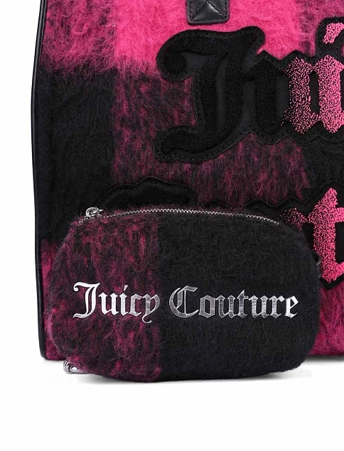 Женская сумка тканевая розовая - фото 8 - Miraton