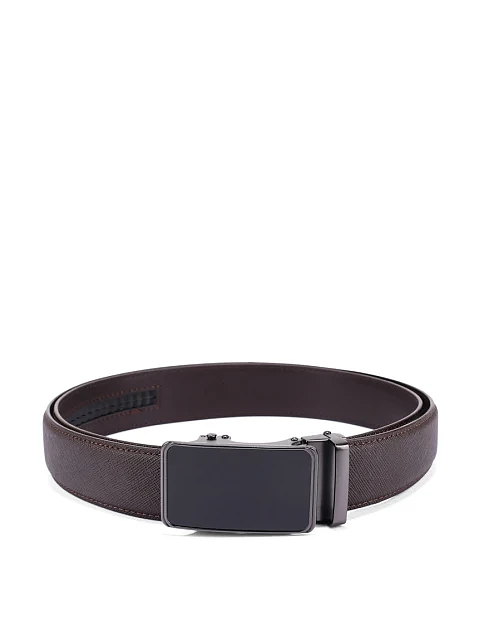 Ремінь шкіряний коричневий - фото 1 - Miraton