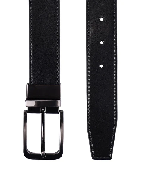 Ремінь шкіряний коричневий - фото 2 - Miraton