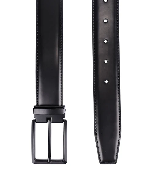 Ремінь шкіряний чорний - фото 2 - Miraton