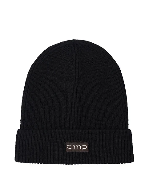 Шапка CMP KNITTED HAT акриловая черная - фото 1 - Miraton