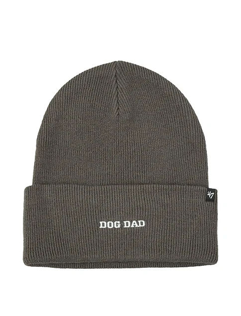 Шапка 47 Brand PHRASE BASE RUNNER SCRIPT акриловая серая - фото 1 - Miraton