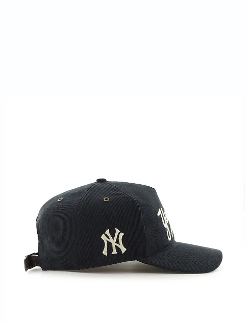 Кепка 47 Brand NEW YORK YANKEES GOLDEN AGE CORD из хлопка черная - фото 2 - Miraton