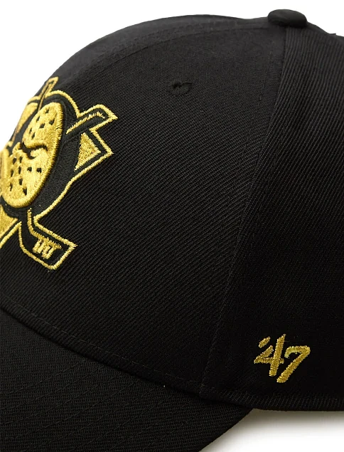 Кепка 47 Brand ANAHEIM DUCKS METALLIC SNAP акриловая черная - фото 4 - Miraton