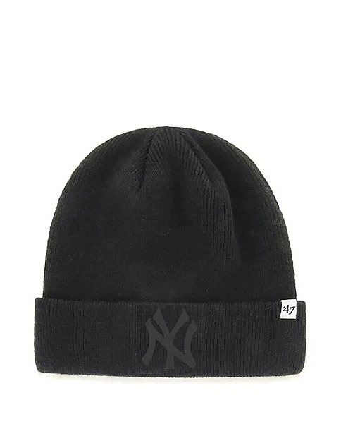 Шапка 47 Brand New York Yankees акриловая черная - фото 1 - Miraton