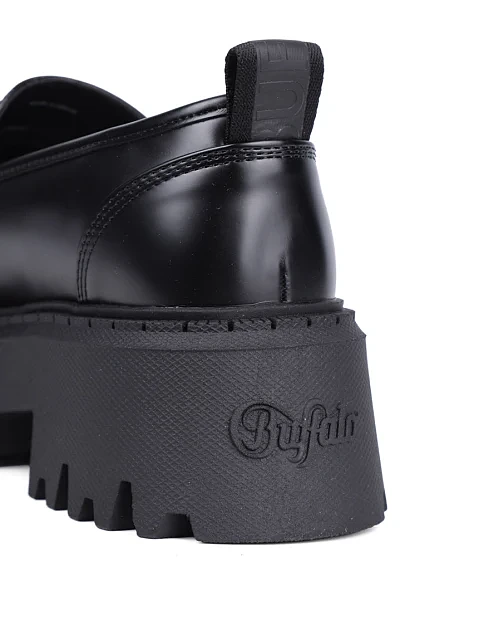 Жіночі туфлі Buffalo з екошкіри чорні - фото 5 - Miraton