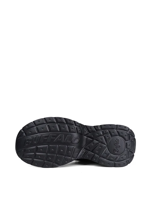 Жіночі кросівки Buffalo з екошкіри чорні - фото 5 - Miraton
