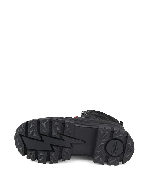 Женские ботинки из нубука черные - фото 2 - Miraton