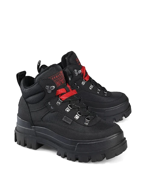 Женские ботинки из нубука черные - фото 3 - Miraton