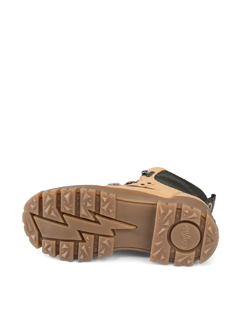 Женские ботинки из нубука бежевые - фото 2 - Miraton