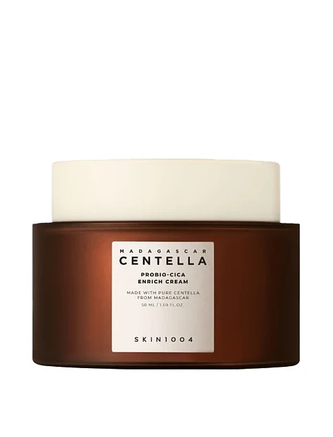 Живильний крем для обличчя з пробіотиками SKIN1004 Madagascar Centella Probio-Cica Enrich Cream - фото 1 - Miraton