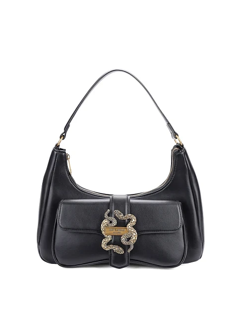 Женская сумка через плечо из экокожи черная - фото 1 - Miraton