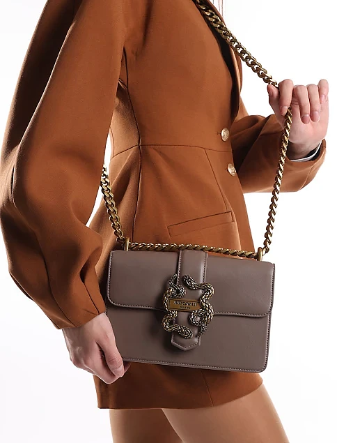 Женская сумка кросс-боди из экокожи бежевая - фото 2 - Miraton