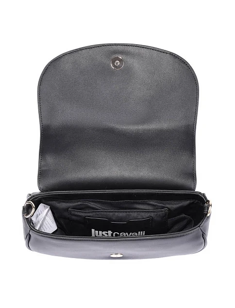 Женская сумка кросс-боди из экокожи черная - фото 6 - Miraton