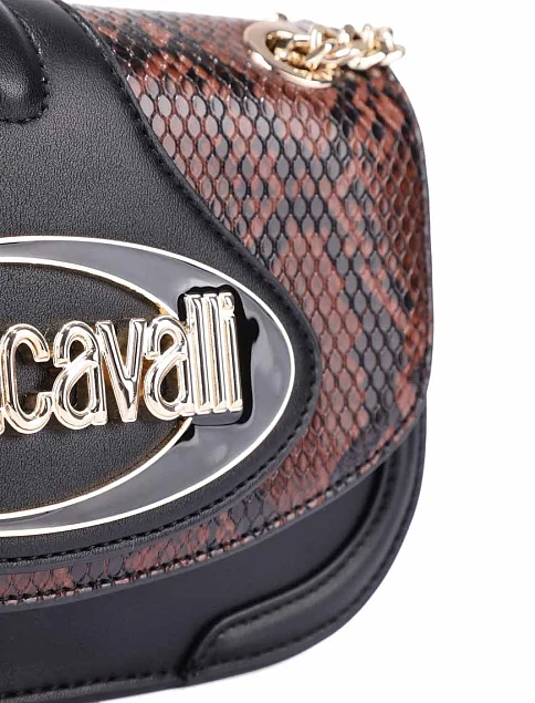 Женская сумка кросс-боди из экокожи черная - фото 5 - Miraton