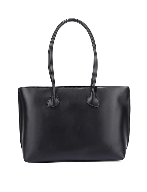 Женская сумка из экокожи черная - фото 4 - Miraton