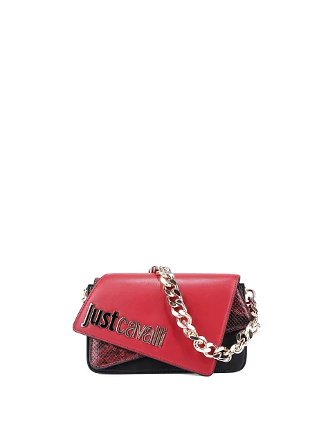 Женская сумка через плечо из экокожи черная - фото 2 - Miraton