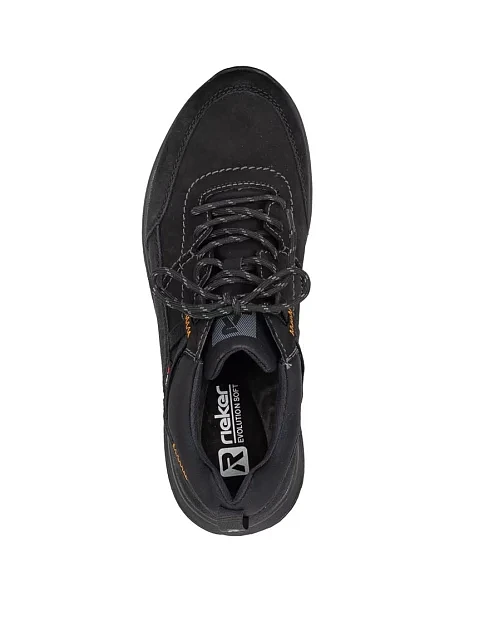 Чоловічі кросівки Rieker замшеві чорні - фото 6 - Miraton