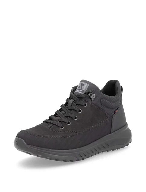 Чоловічі черевики Rieker з екошкіри чорні - фото 2 - Miraton