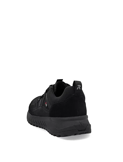 Чоловічі кросівки Rieker з екошкіри чорні - фото 6 - Miraton