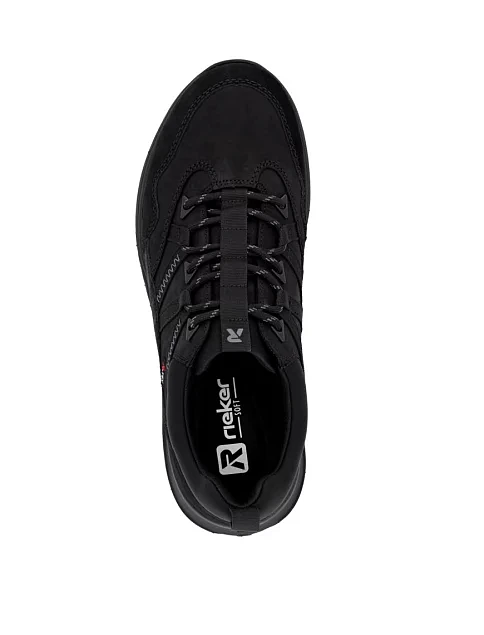 Чоловічі кросівки Rieker з екошкіри чорні - фото 7 - Miraton