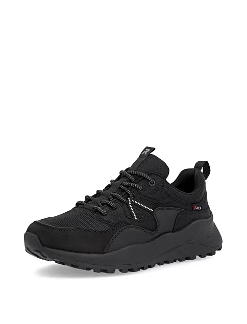 Чоловічі кросівки Rieker з екошкіри чорні - фото 2 - Miraton