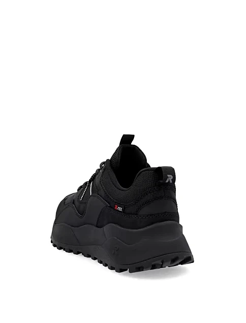 Чоловічі кросівки Rieker з екошкіри чорні - фото 6 - Miraton